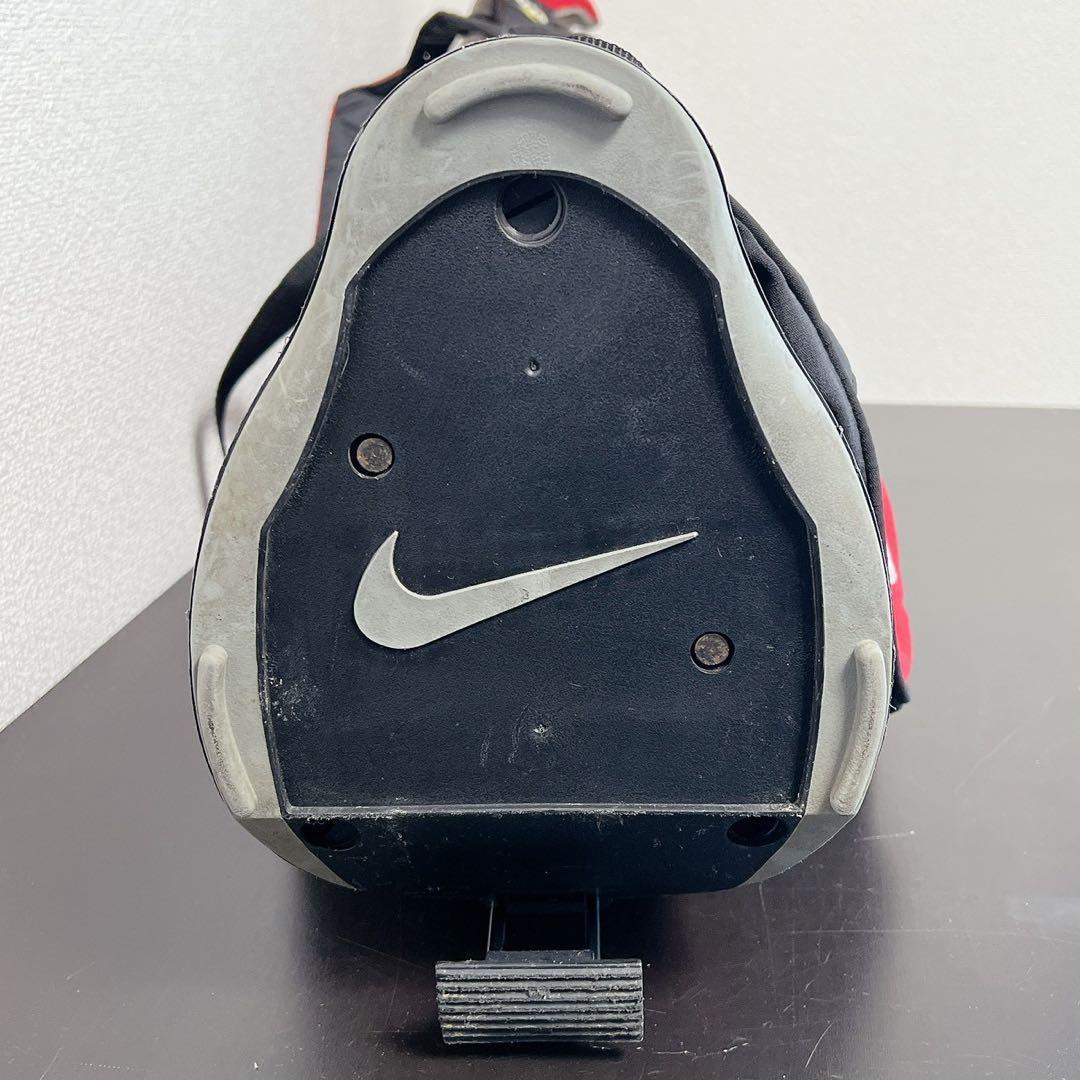 NIKE ナイキ 軽量 スタンドキャディバッグ 4分割 レッド ブラック ゴルフ