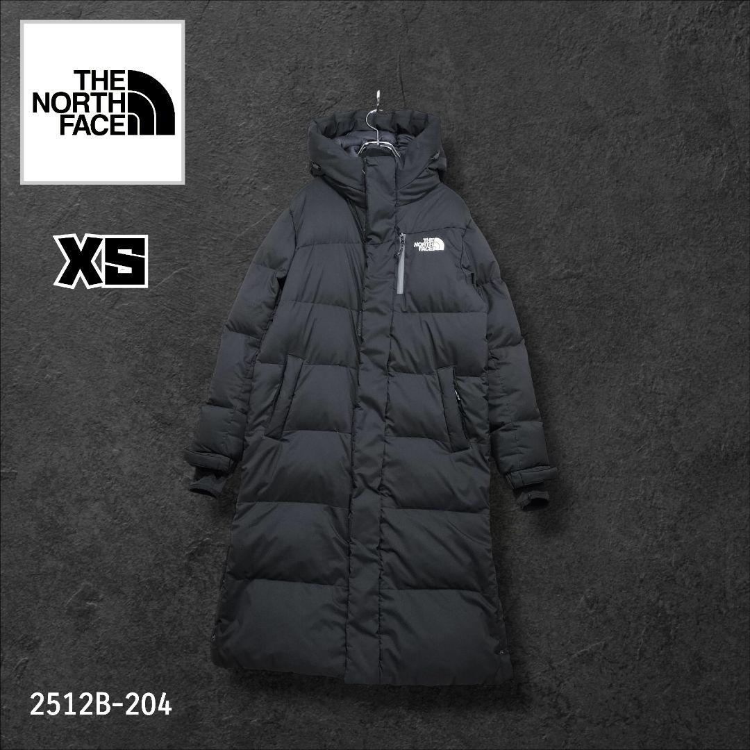 ★人気　ノースフェイス　ロングダウンコート　ブラック　XS