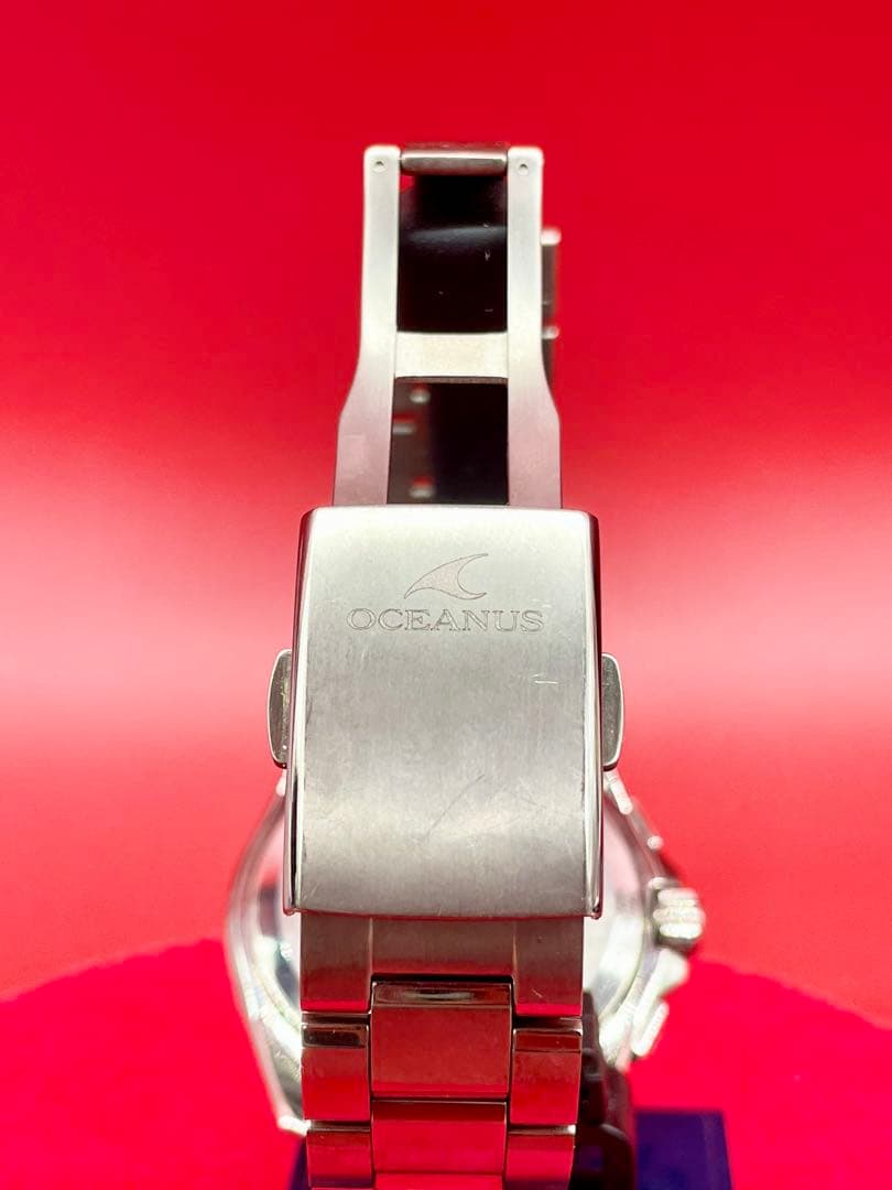 オシアナス　CASIO T2600 電波ソーラー　メンズ　腕時計