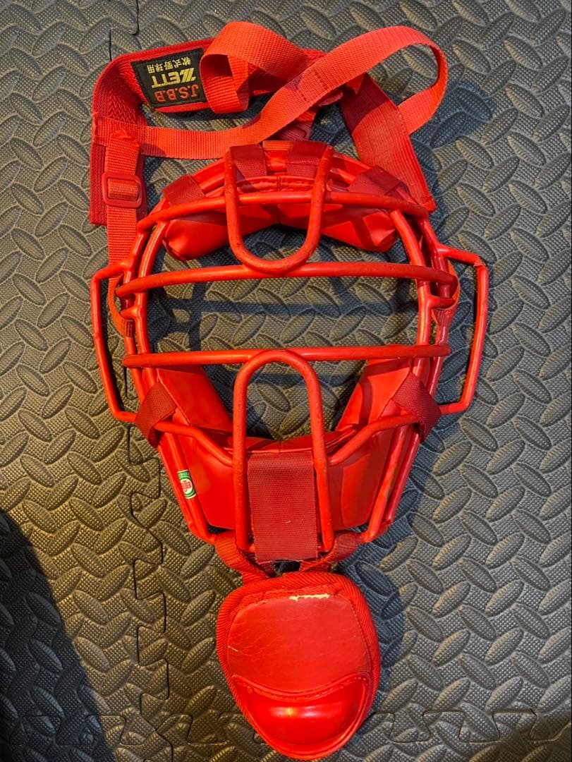 ゼット ZETT 軟式用 防具6点セット キャッチャー　プロテクター　中古