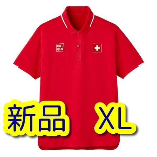 新品　ユニクロ　テニス　ウェア　オリンピック　ロジャーフェデラー　スイス　XL