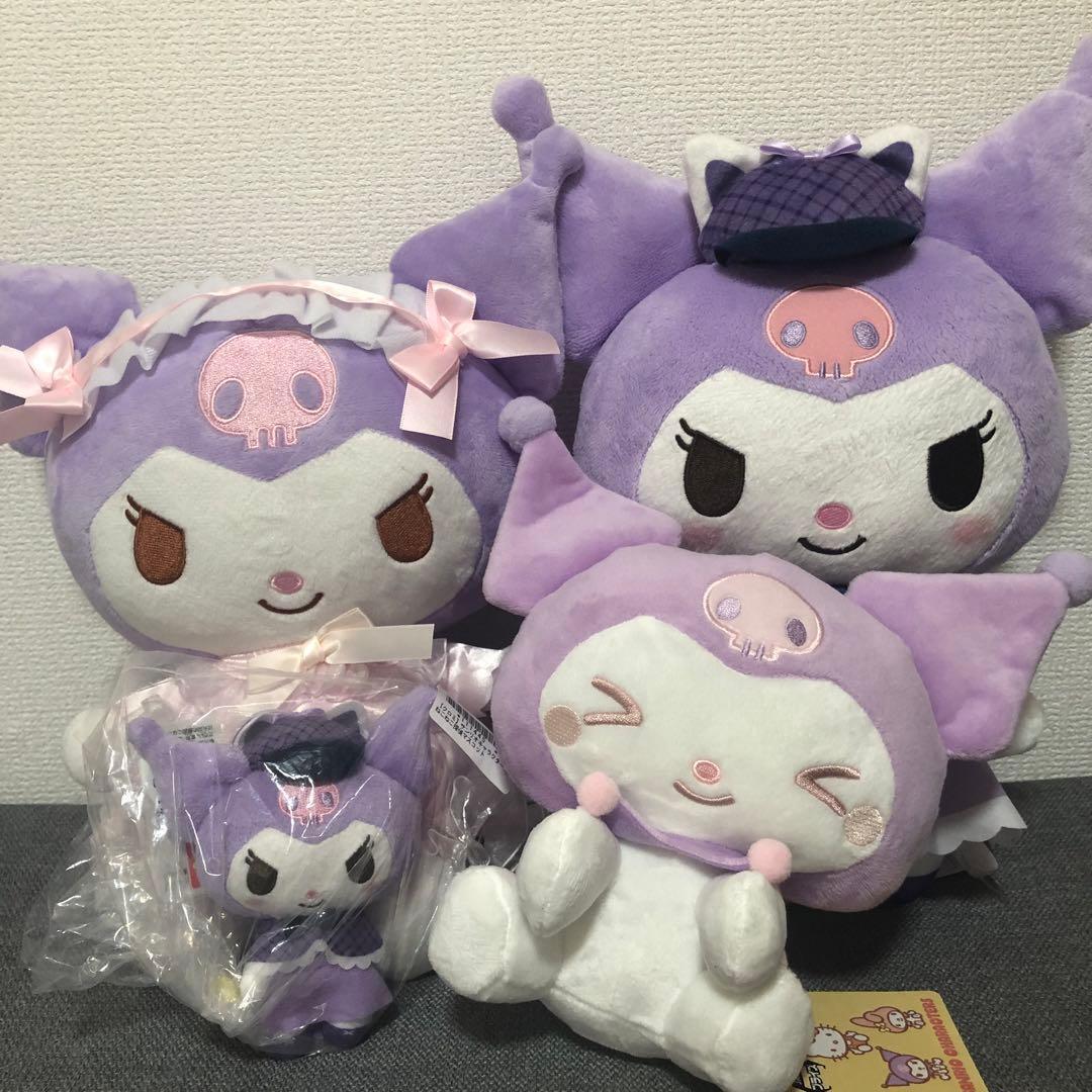 サンリオキャラクターズ クロミ　ぬいぐるみ マスコット　4点セット