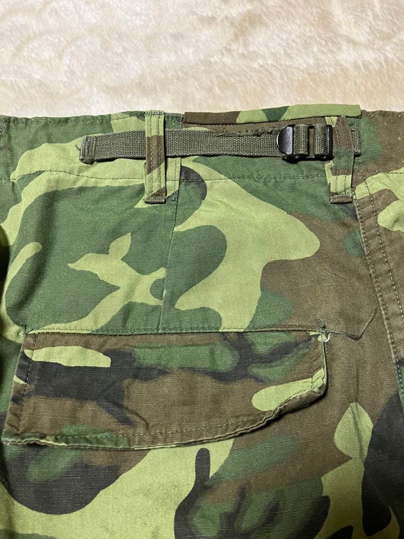米軍実物　60's ジャングルファティーグ　ERDL ノンリップポプリン