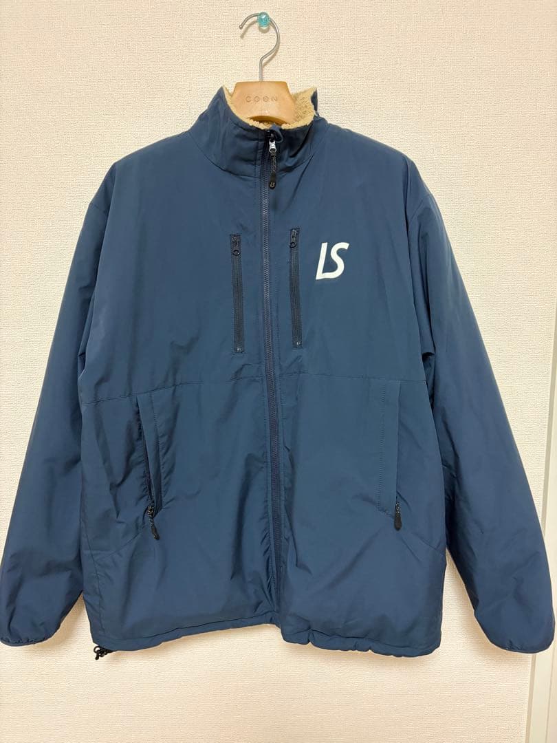 LUZ e SOMBRA リバーシブルジャケット ネイビー/ベージュ