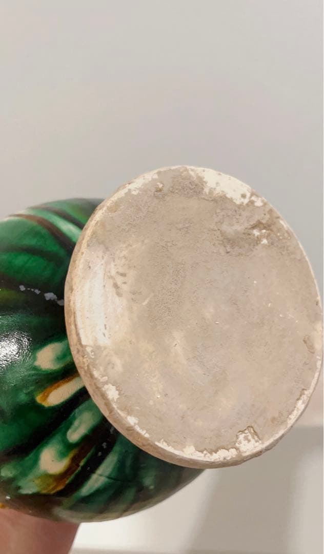 三彩鳳首執壺　陶芸　骨董品　古美術