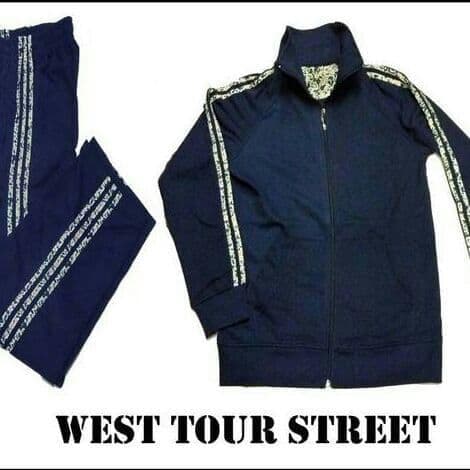 無料送料ウェッサイ セットアップ WESTTOUR USA 迷彩ストライプ新品