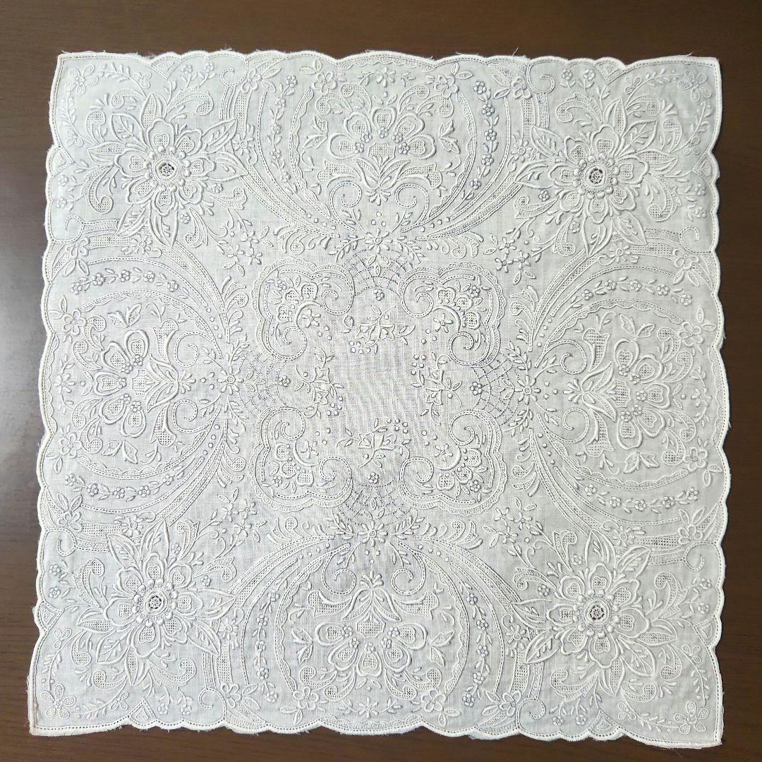 スワトウ刺繍 ハンカチ2枚セット
