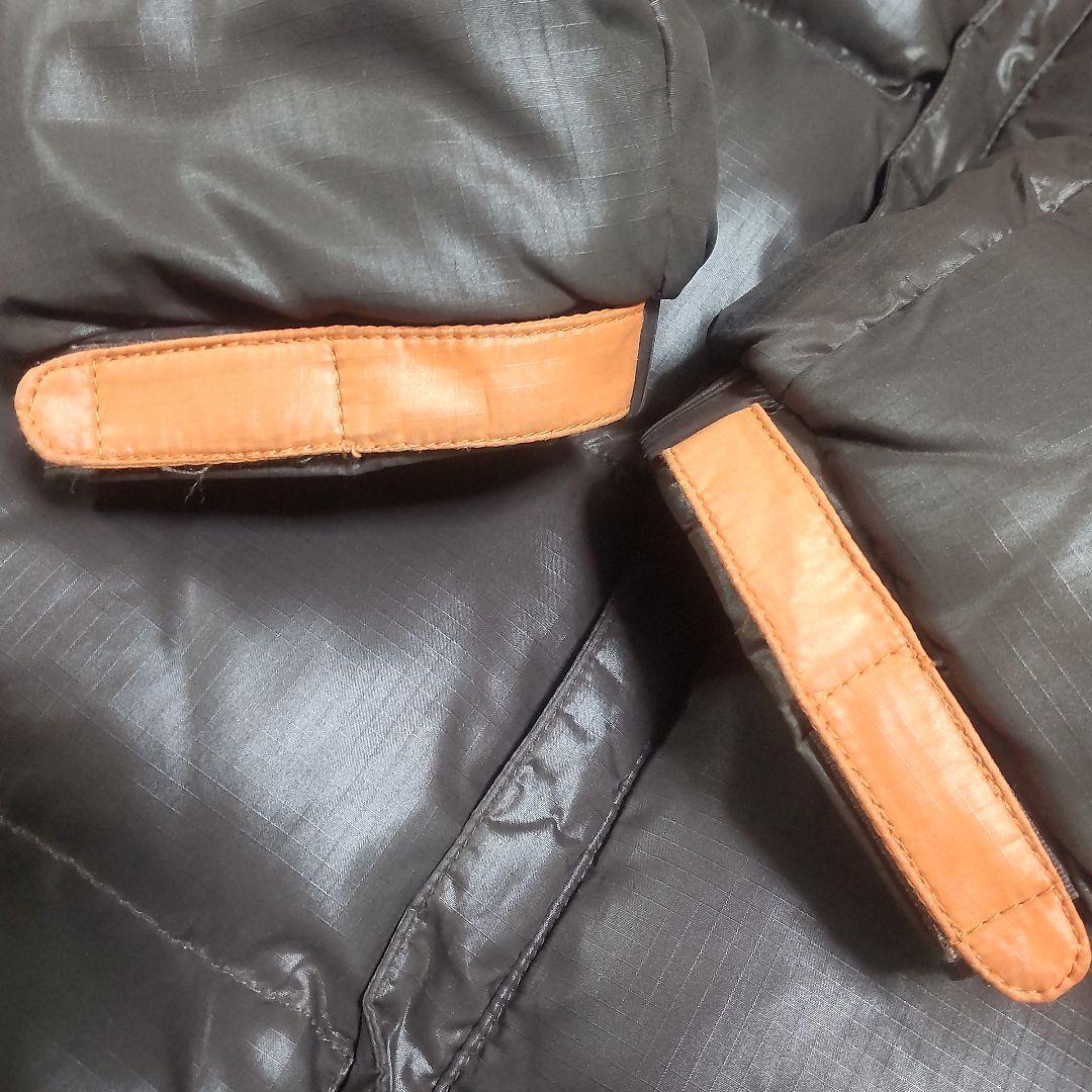 【人気色】　ナイキ　ダウンジャケット　バイカラー　ブラウン　オレンジ　M　古着