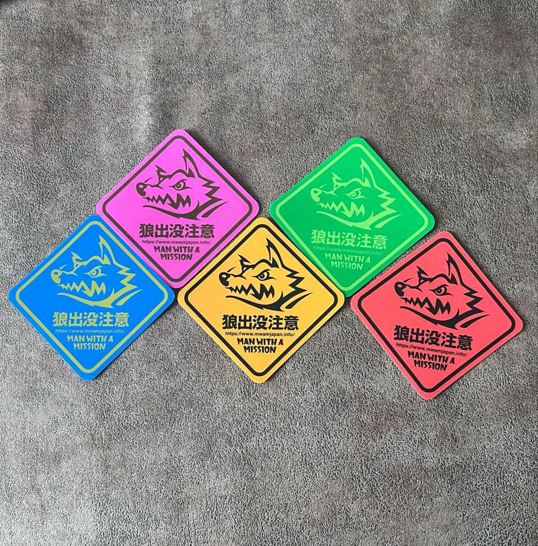 マンウィズ ロゴ クリアステッカー 5種 メンバーカラー