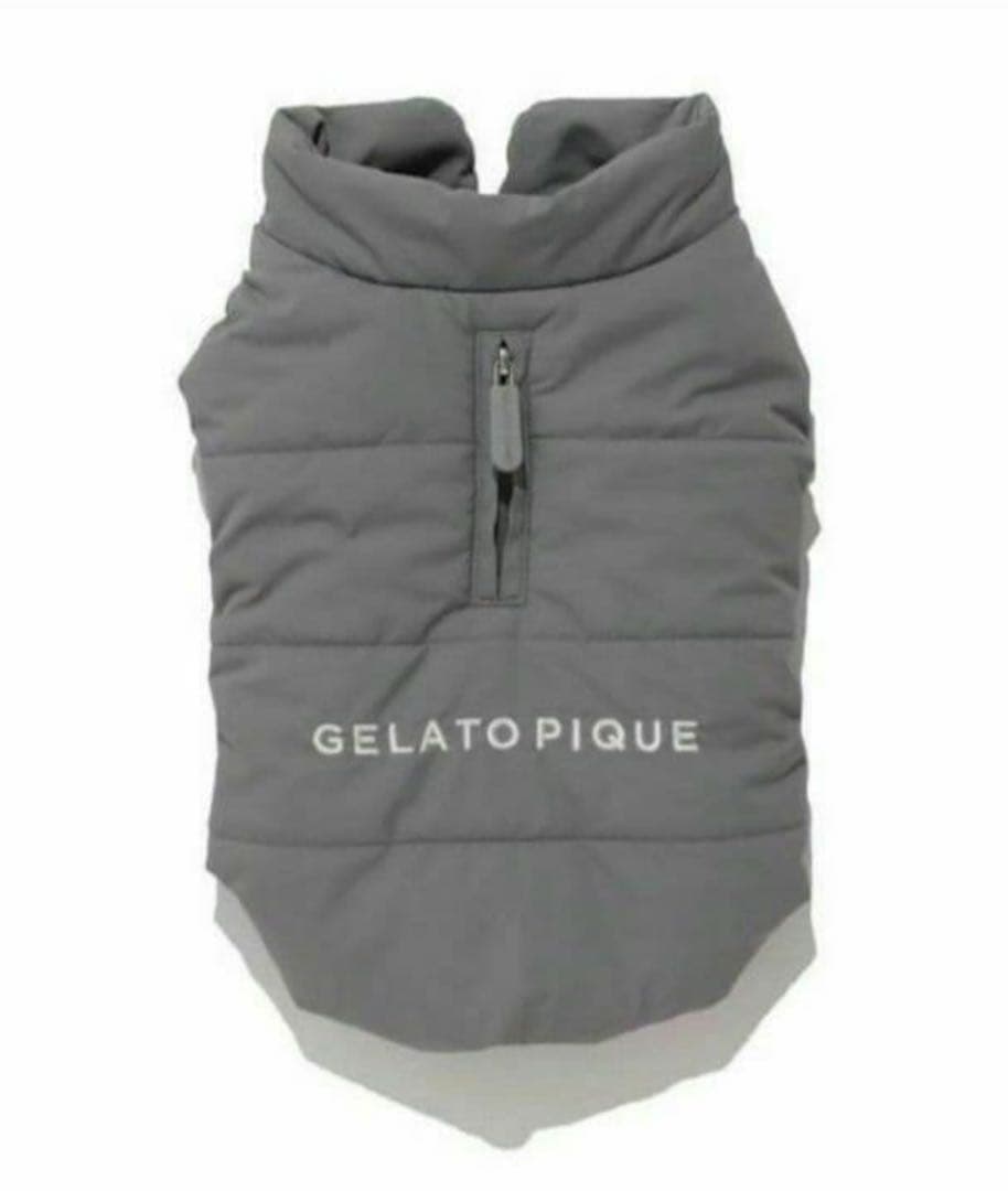 完売品MサイズCGRY新品未使用GELATO PIQUE 犬用ダウンジャケット