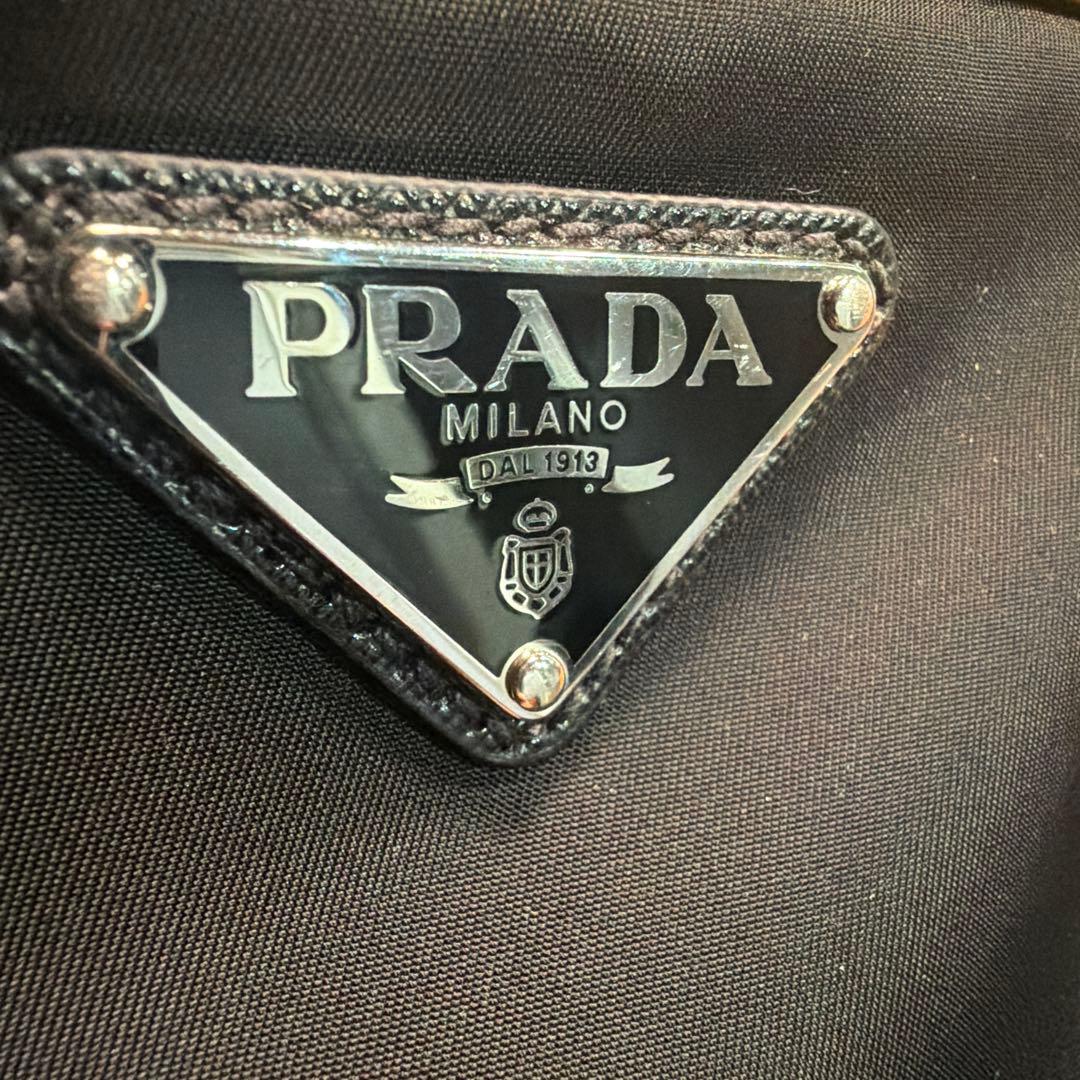 【PRADA】 Re-Nylon xサフィアーノレザー ショルダーバッグ正規品