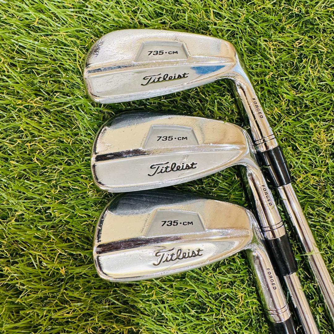 【男性用】タイトリスト 735.CM FORGED アイアンセット 6本（S）