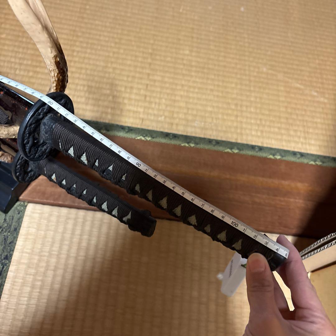 模造刀　刀 2本　 漆黒の刃