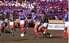 アディダス｜横浜マリノス｜初代ユニフォーム｜木村和司　Mr.マリノストリコロール