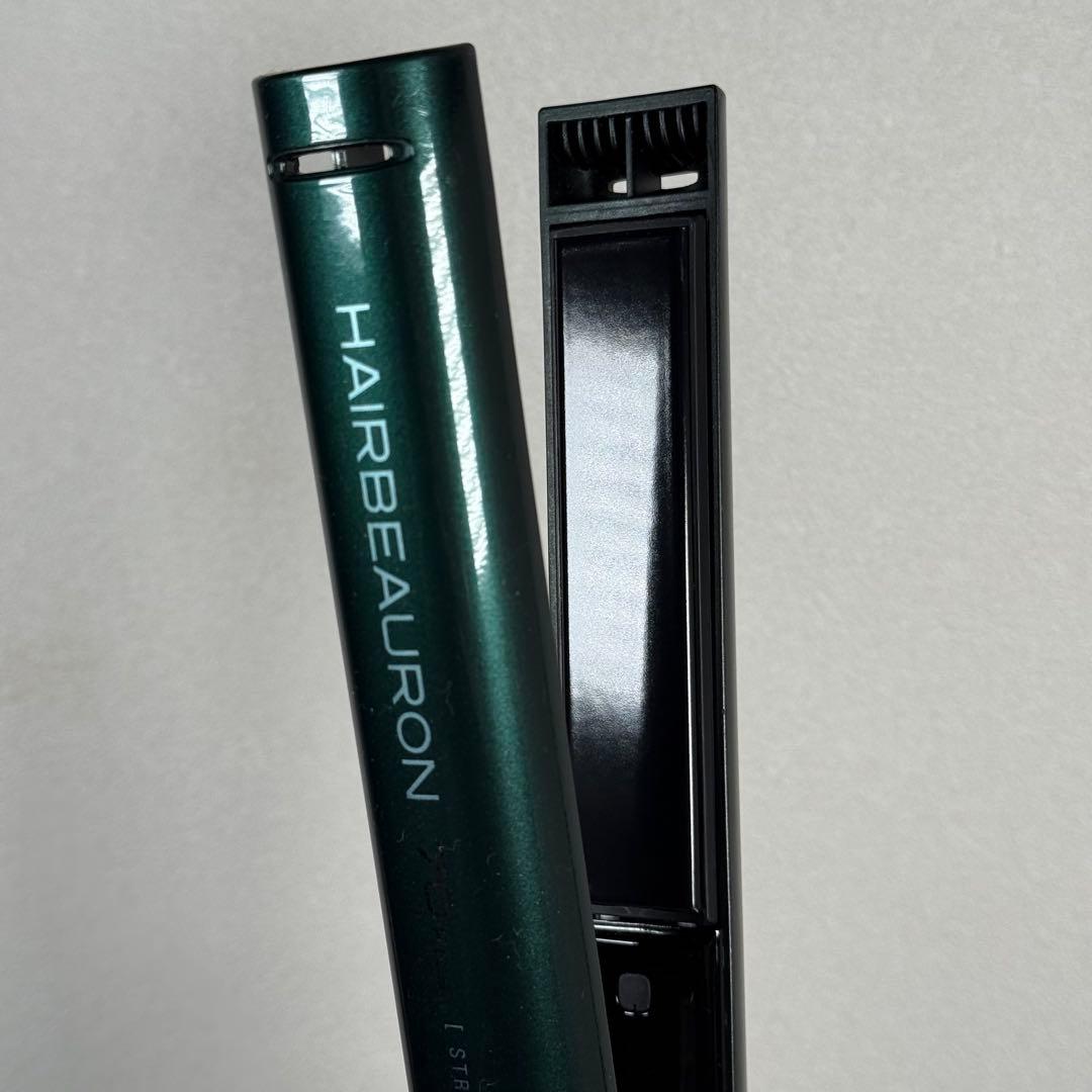 【即配送】動作保証 ヘアビューロン7DPlus ストレートヘアアイロン グリーン