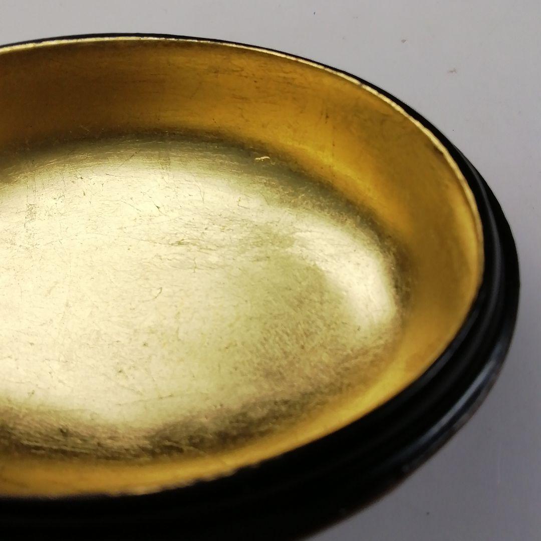 Ｔ７４８　香合　『乾漆　栗香合』『粒俵 作』　共箱　茶道具