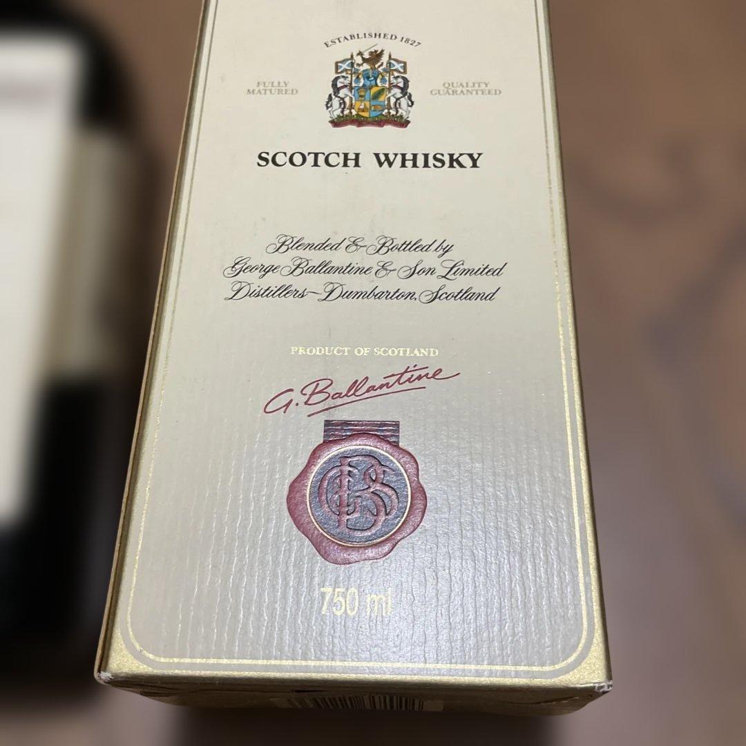 バランタインファイネスト赤紋章 750ml43%未開栓古酒スコッチレッドレーベル