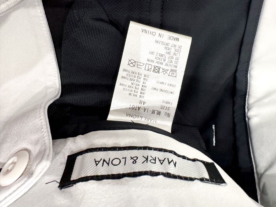 MARK&LONA ストレッチパンツ