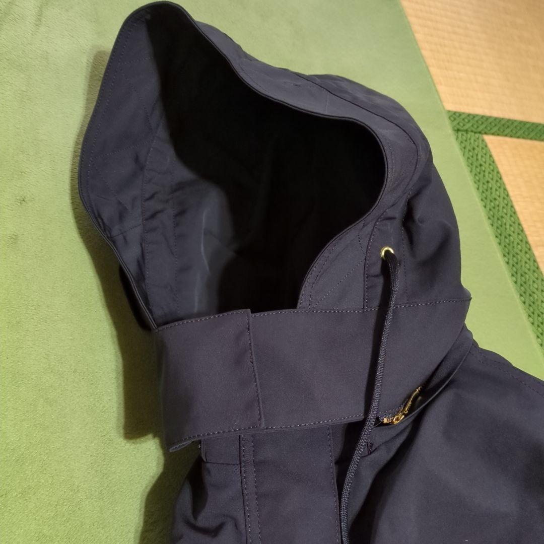 INDIVI インディヴィ ライナー付コート 撥水加工 黒 ブラック 05 XS