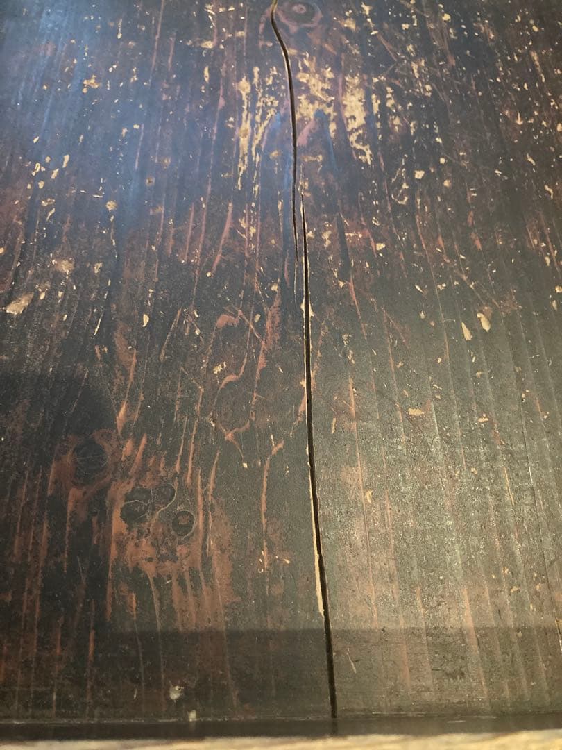 アンティーク　古い木製ガラスケース　お菓子ケース　収納箱3台 ③