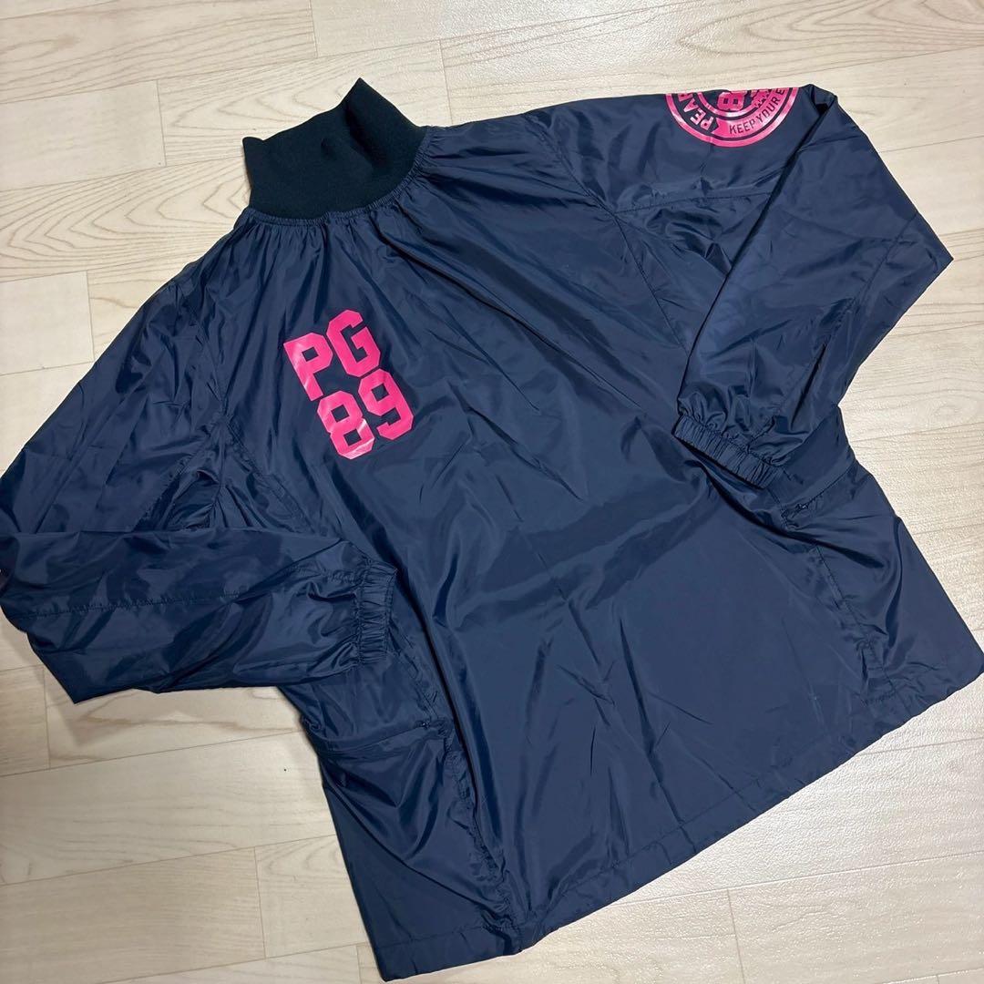 パーリーゲイツ　ツインスニード 　2枚セット モックネック　黒　ネイビーピンク