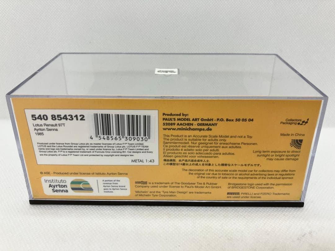 ★1/43★ロータス ルノー 97T★アイルトン・セナ★JPSタバコカスタム★
