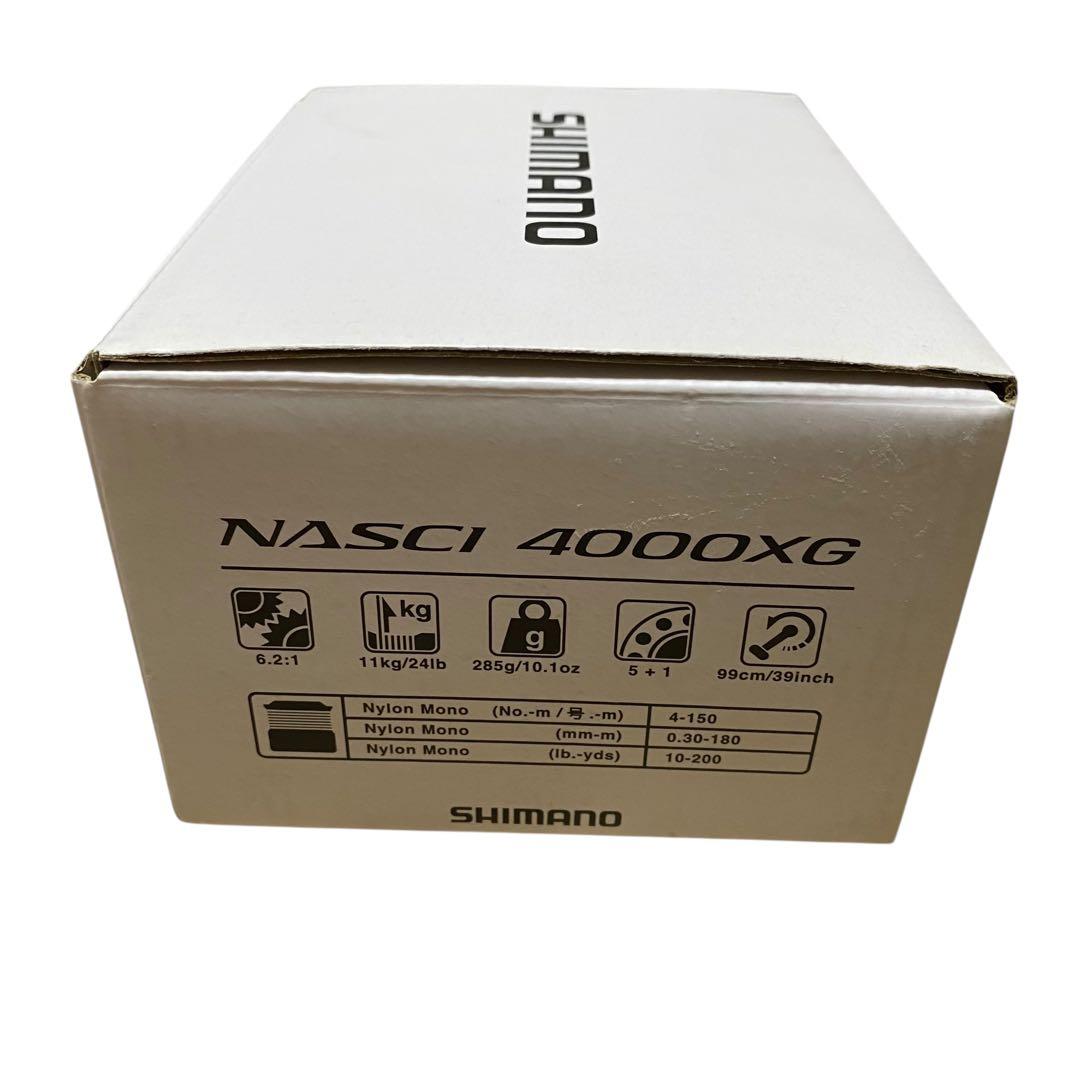 【美品】SHIMANO NASCI 4000XG リール　ゴメクサスハンドル