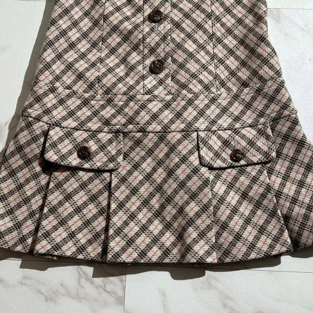 【美品✨吉川ひなの着用】バーバリーブルーレーベル ミニワンピース ノバチェック