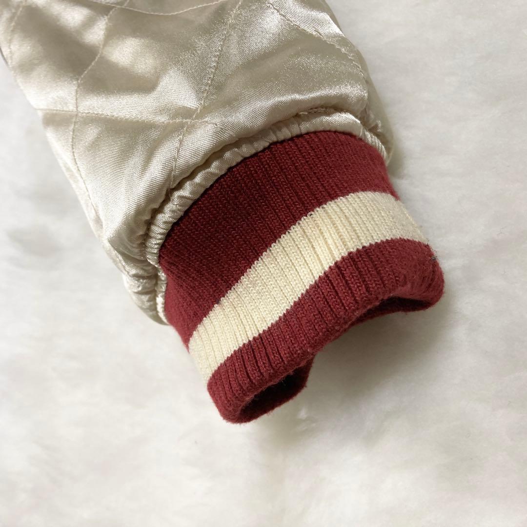 【良品✨】Disney ミッキー スカジャン Mサイズ　リバーシブル　ディズニー