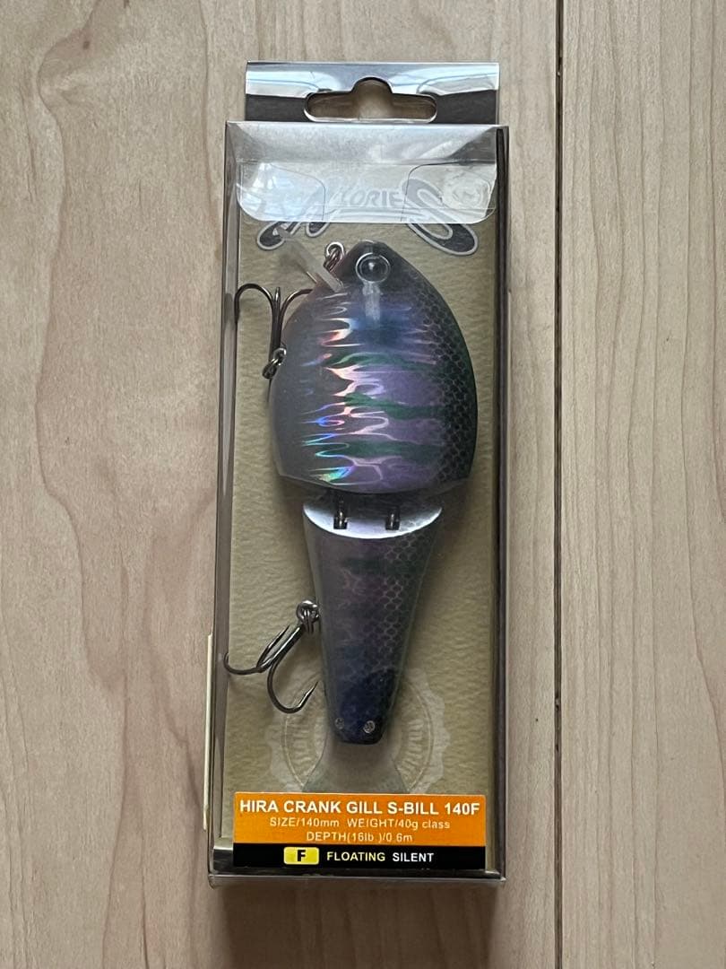 ノリーズ ヒラ クランク ギル S-BILL 140F ライムバックシルバーギル