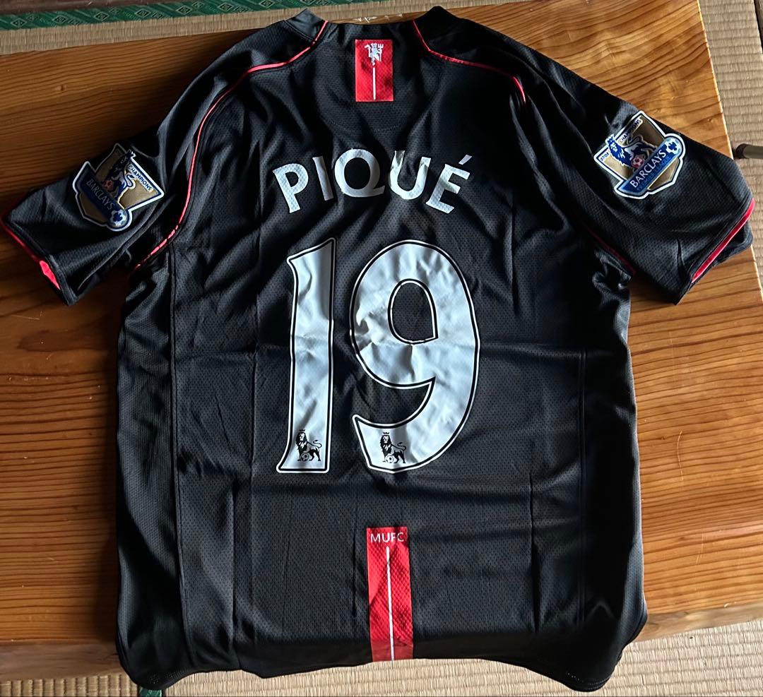 【１着しかない希少品】ピケ ユニフォーム ユナイテッド 07-08 Lサイズ