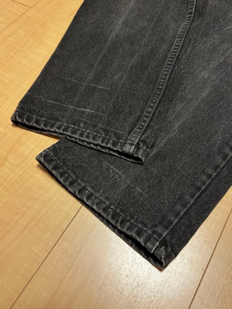 【美品】 90s USA製550 後染め ブラック W34 L34 オレンジタブ