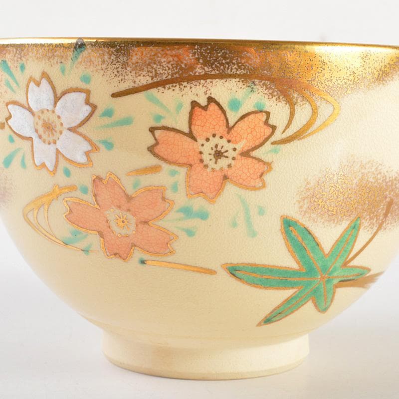 京焼　清水焼　 宮地英香　小栗龍靖　井原瑞雲など　茶碗　八点　V　R7280F