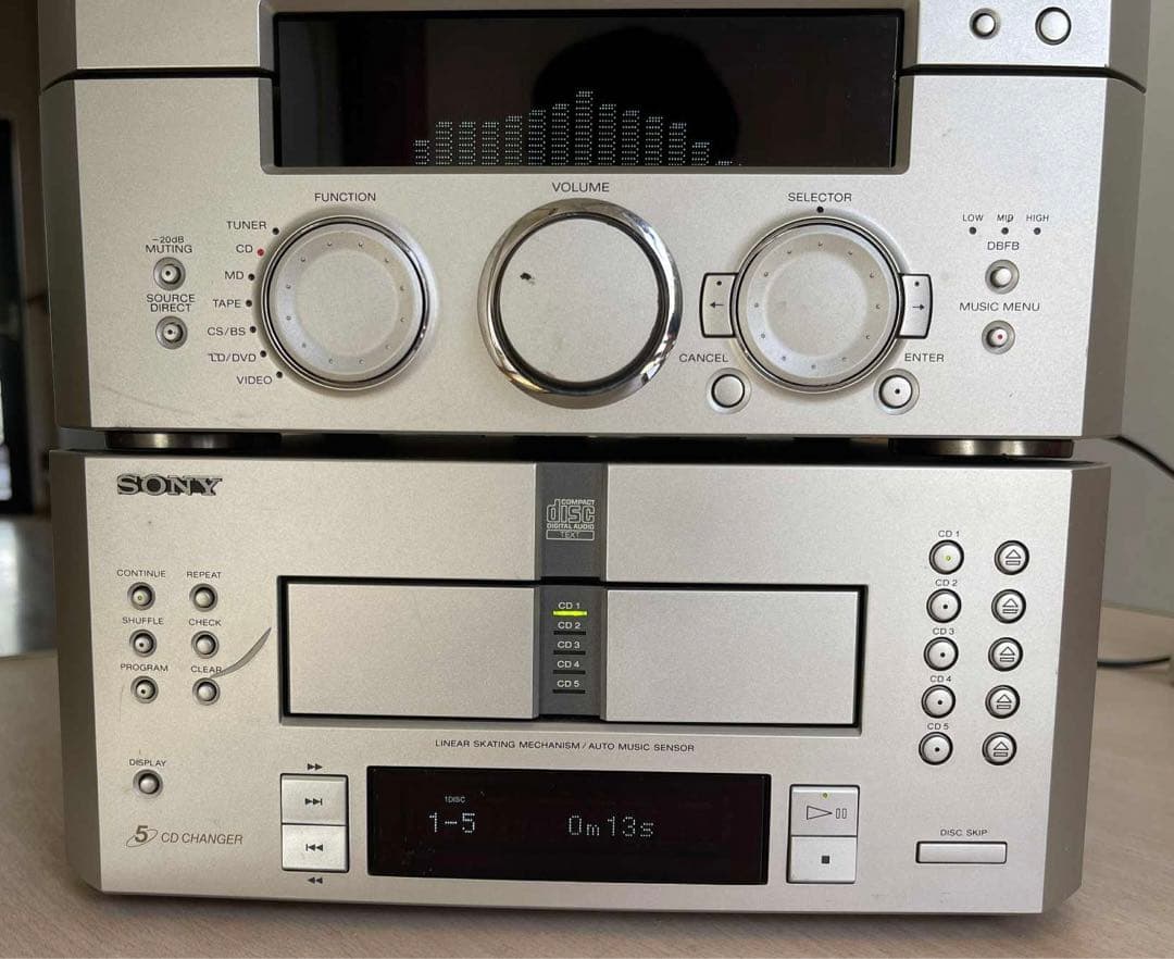 ラジオ・コンポ Sony MD919