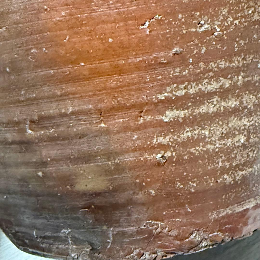 古備前 備前焼 壺 三耳壺 胴陶印