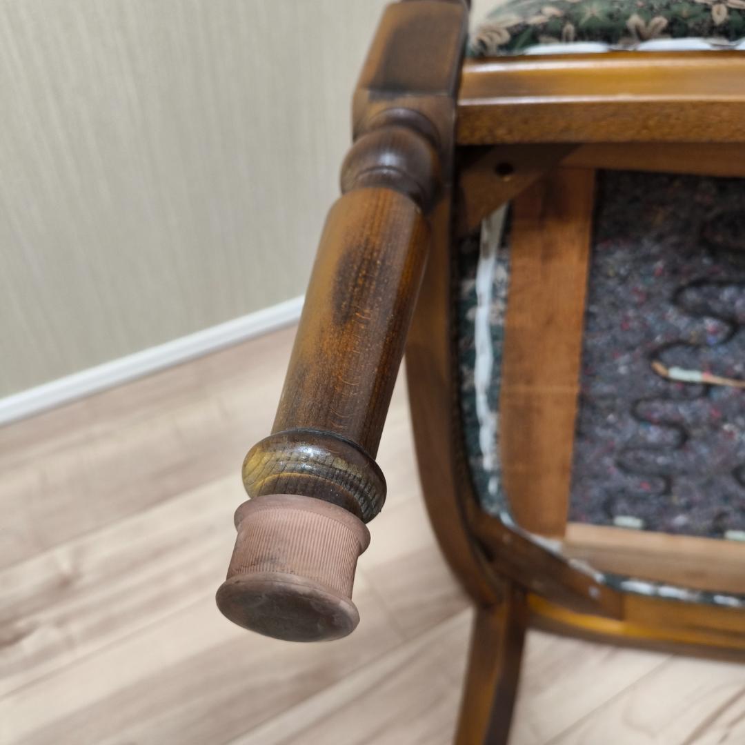 カリモク　コロニアル　一人掛けソファ　シングルソファ