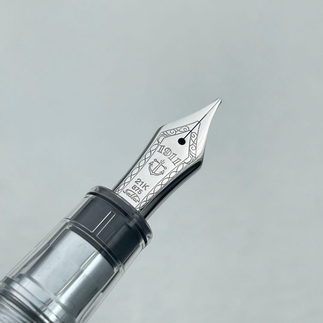 SAILOR セーラー万年筆 プロフィット 銀 デモンストレーター 21K 太字