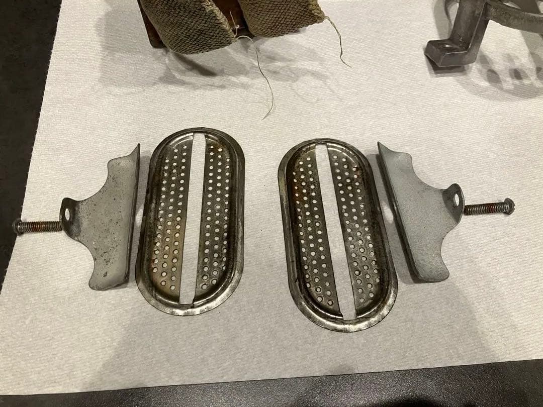 激レア！ 実働/美品 ビンテージ アイロンストーブ　ダブルバーナー　アルミニウム