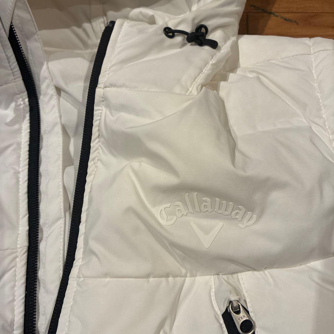 Callaway フード付きダウンジャケット Lサイズ ホワイトL