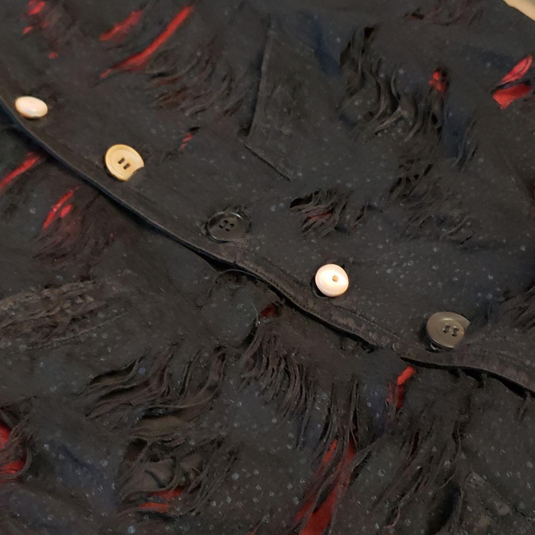 トップス France antique gilet original processing