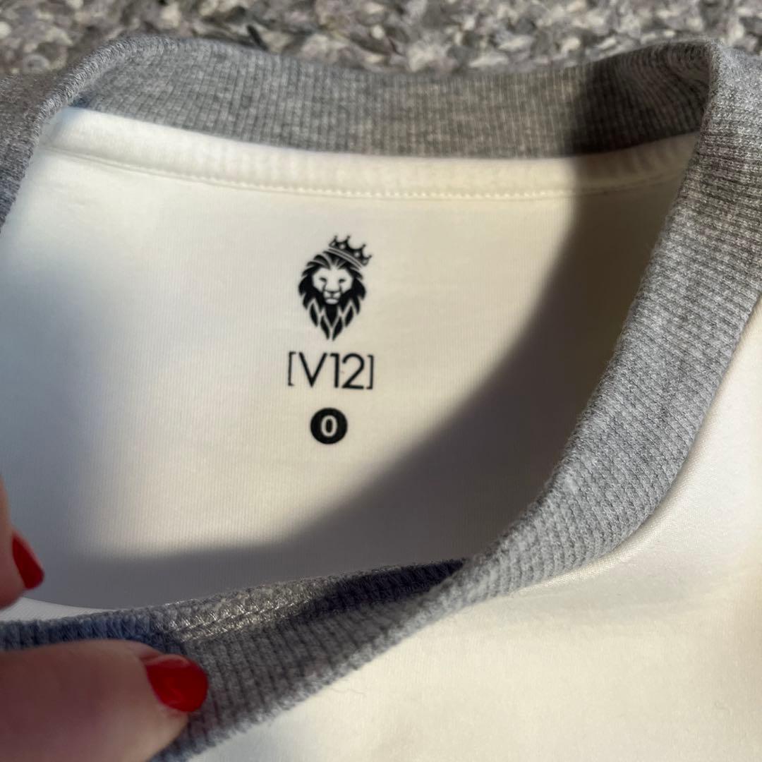 Ｖ１２　トレーナー　ストレッチ　バックプリント　ゴルフウェア