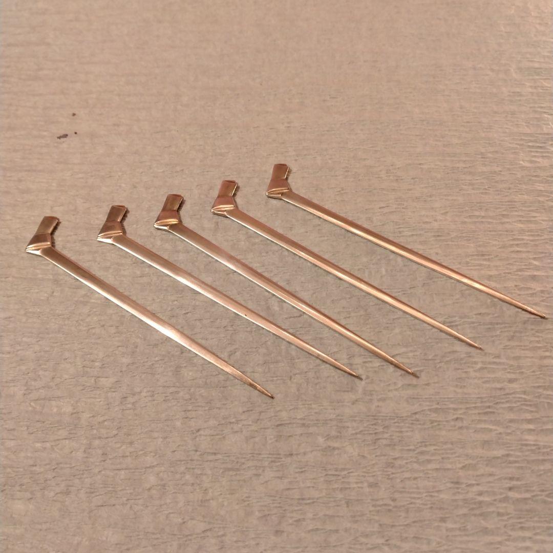 セール　銀製　楊枝　5本組　箱なし　23.5g