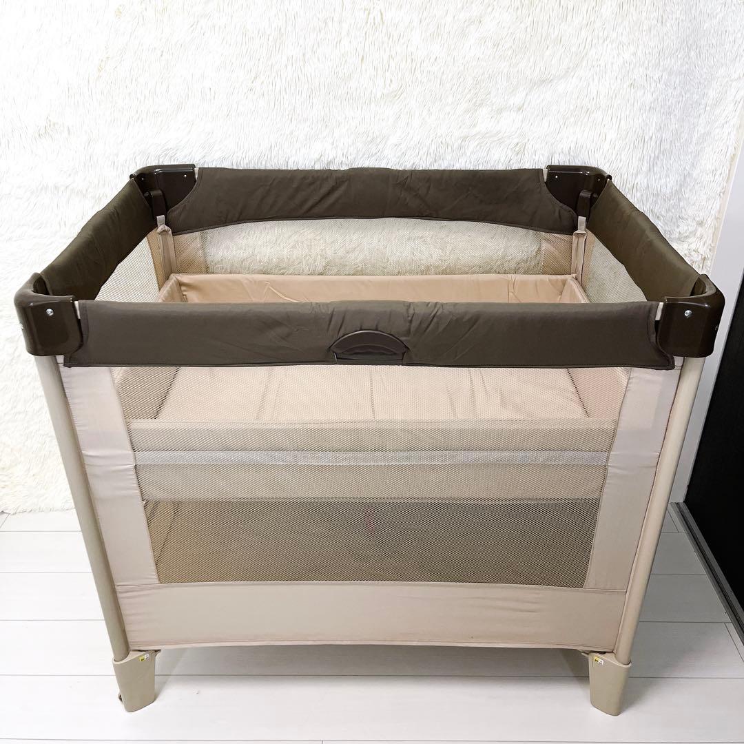 Aprica アップリカ ベビーベッド ココネル ココア 綺麗 美品