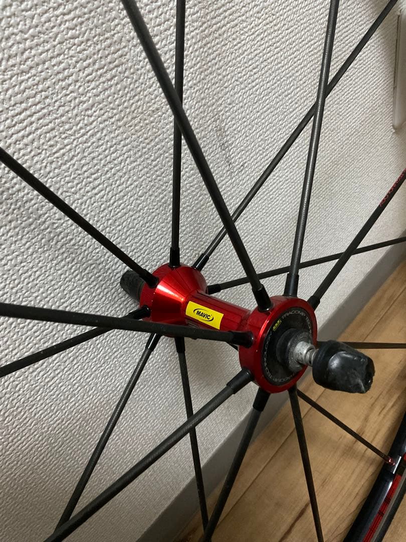 Mavic R-Sys レッド　カーボンスポーク　ホイール