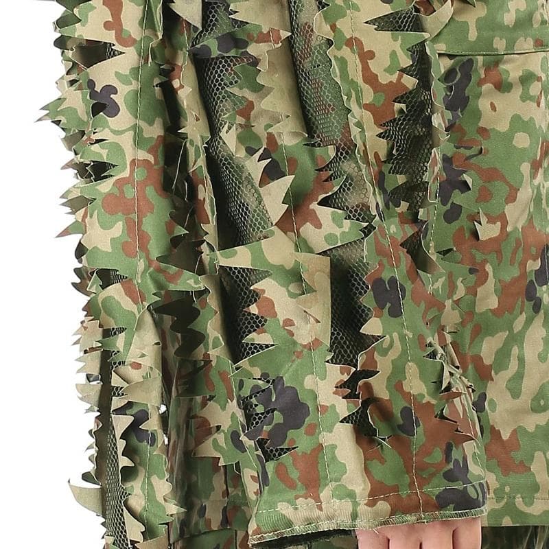 【超軽量】ライトウェイト 陸上自衛隊 迷彩柄 アサルト ハーフ ギリースーツ