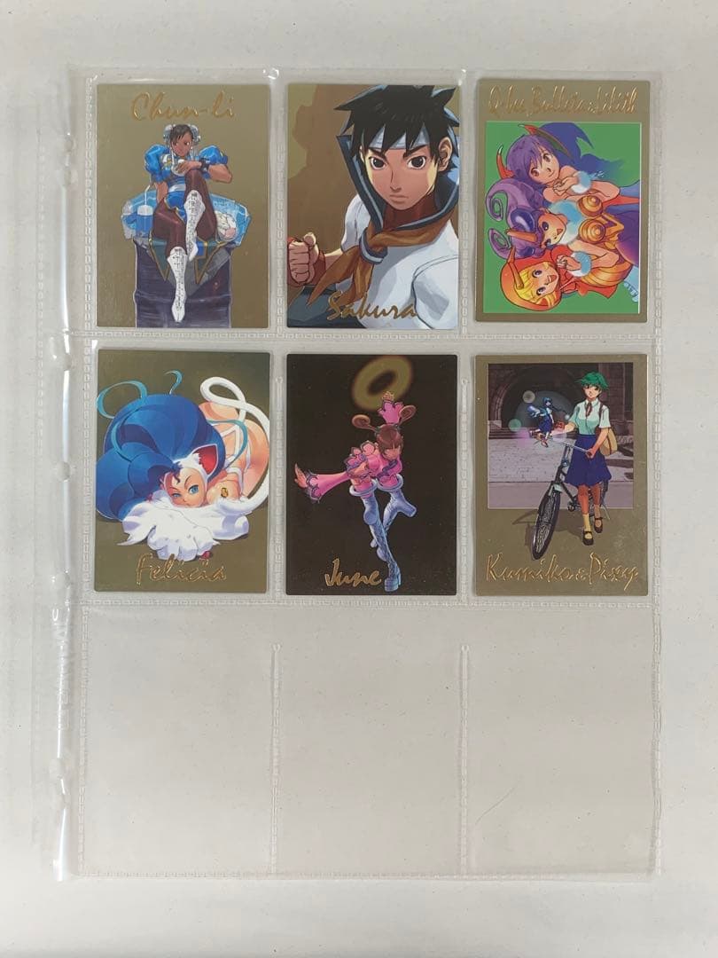 カードダスマスターズ　ALL CAPCOM WORLD 98 コンプリートセット