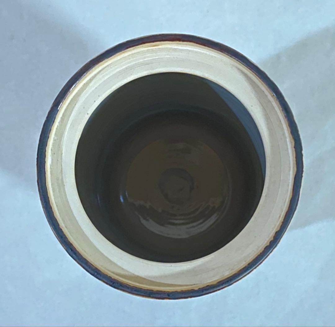 犬山焼　八世乾山　山本如仙造　細水指