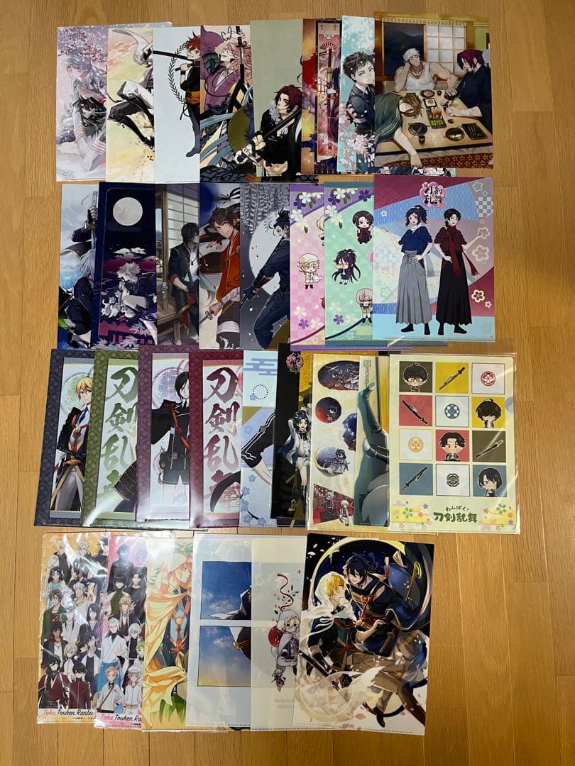 刀剣乱舞　クリアファイル　チケットケース　クリアビジュアルポスター　まとめ