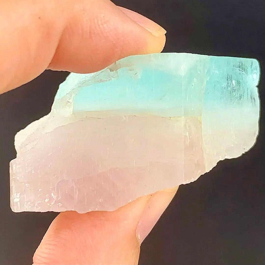 モルガマリン/バイカラーベリルH/モルガナイト×アクアマリン 原石