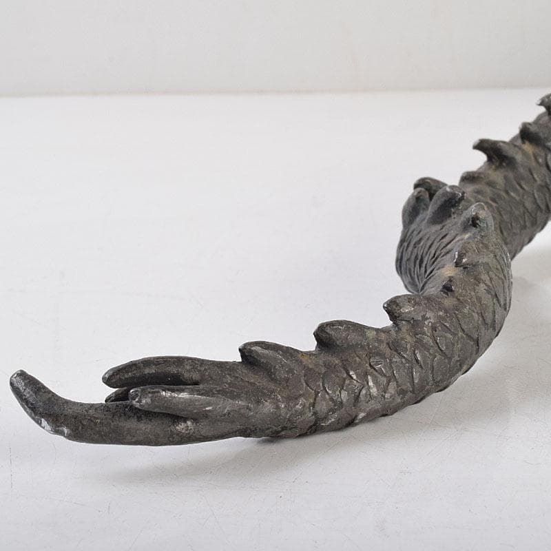 オベサス　時代金工　古銅鍍金　龍　置物　重さ約4kg　D　R9340H